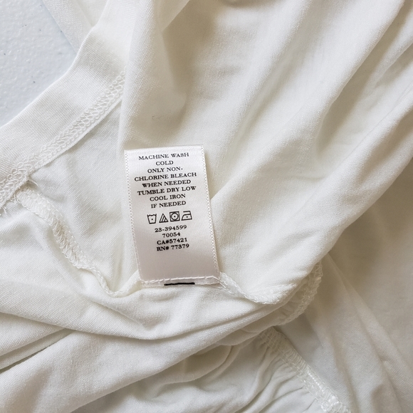 Ann Taylor XXL White Peplum Blouse - Picture 6 of 8